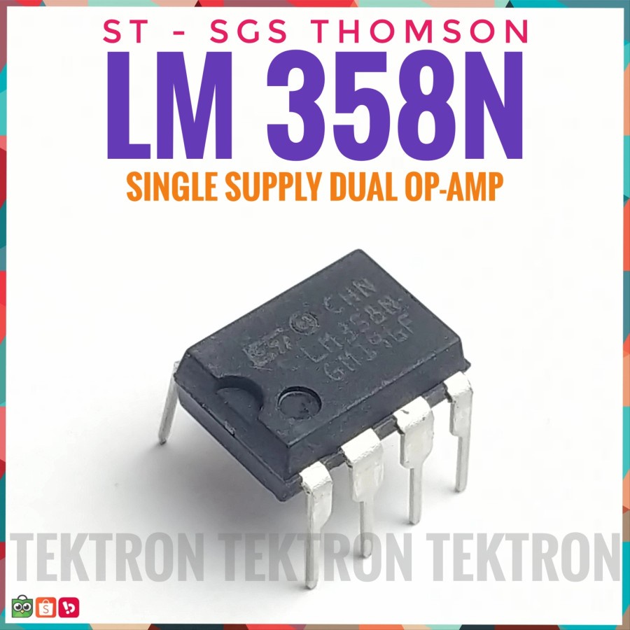 ST LM358N อุปทานเดียว Dual Op-Amp LM 358 LM358