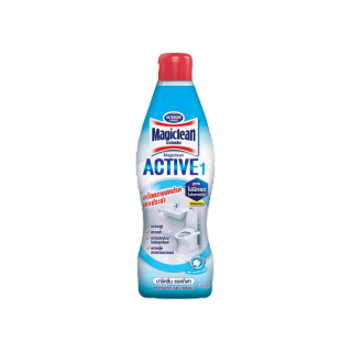 มาจิคลีน แอ็คทีฟ อควาติก เฟรช ขวด 750มล Magiclean Active Aquatic fresh bottle 750ml น้ำยาล้างห้องน้ำ สูตรไม่มีกรดHCL