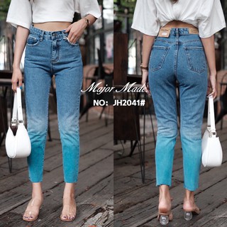 JH2041# กางเกงยีนส์ทรงบอย Jeans house