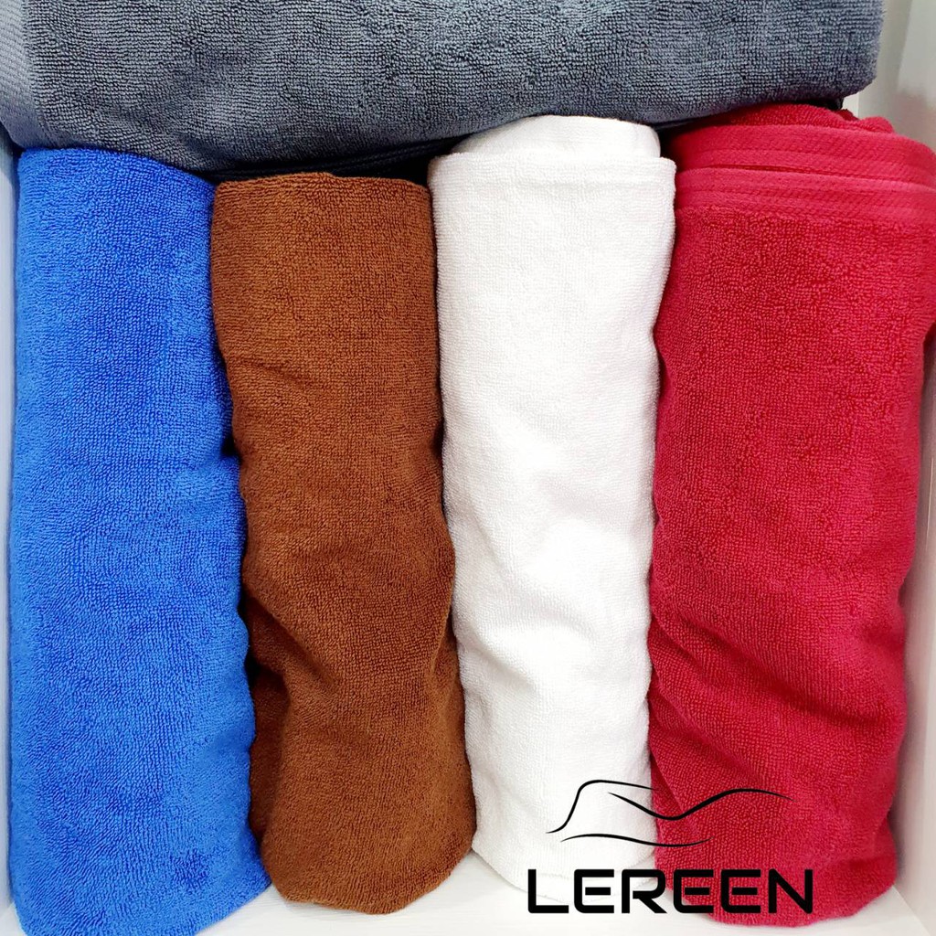 Offcial LEREEN ผ้าขนหนูโรงแรม หลากสี Cotton 100% เกรด A