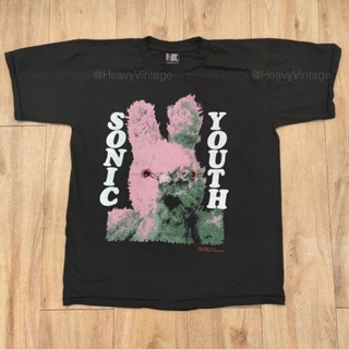 เสื้อยืดผ้าฝ้าย SONIC YOUTH @1992 เสื้อวง เสื้อทัวร์ ลายน่ารัก