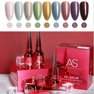 💥AS Nail Gel Polish 15ml/ รุ่น ASJ 💥