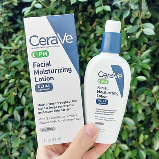 เซราวี มอยส์เจอร์ไรเซอร์ โลชั่น สำหรับกลางคืน PM Facial Moisturizing Lotion 89ml (CeraVe®)