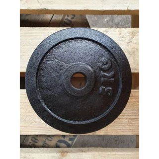 แผ่นน้ำหนัก ดัมเบล 5 Kg รู30mm