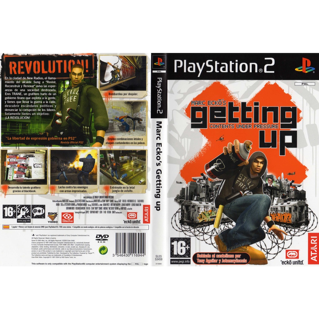 แผ่นเกมส์ PS2 Marc Ecko's Getting Up Contents Under Pressure    คุณภาพ ส่งไว (DVD)