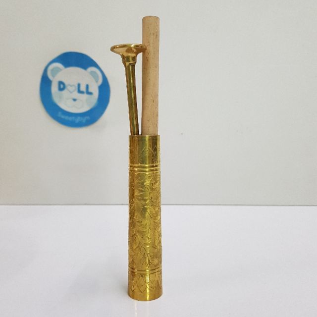 Brass byfa อุปกรณ์เครื่องหมาก ชุดเชี่ยนหมาก ตอกลายงานช่างฝีมือ ลายดอก ใบไม้ ลายไทยสวยงาม9” ราคา ถูกที่สุด ดีลบีเคเค แกลเลอรีภาพที่ 2