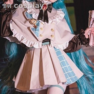 ◈❀Hatsune Miku cos ชุดสาวนักสืบ miku นักสืบน้อยเสื้อคลุมเครื่องแต่งกายคอสเพลย์เครื่องแต่งกายหญิง