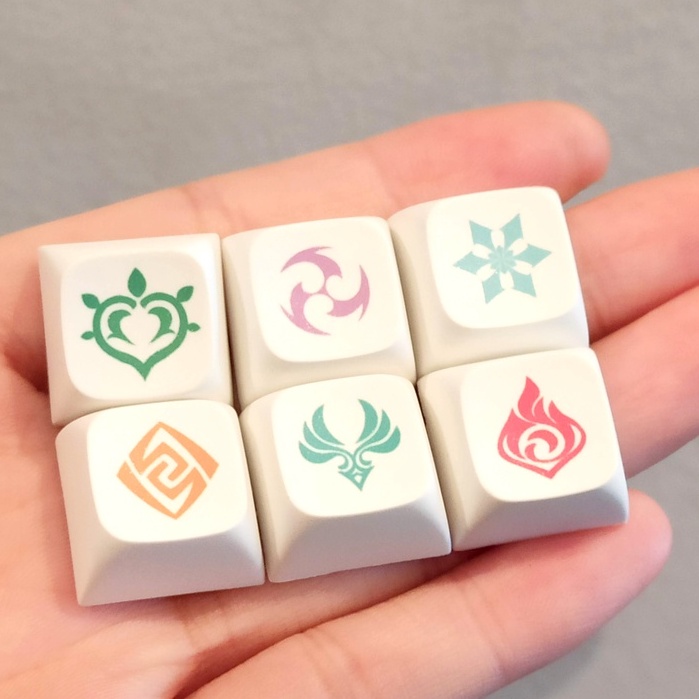 XDA GENSHIN Naruto ปุ่มกดคีย์บอร์ด PBT ลายนารูโตะ One Piece