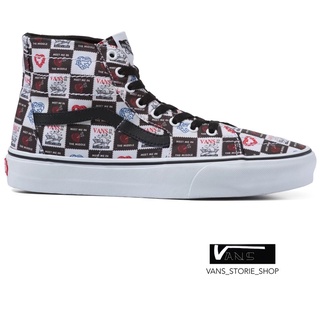 VANS SK8 HI LOVE LETTERS BLACK TRUE WHITE SNEAKERS สินค้ามีประกันแท้