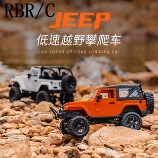 WRANGLER โมเดลรถจี๊ปบังคับ พร้อมไฟ LED 1:14 RTR RBR/C F1 F2 2.4G 4WD