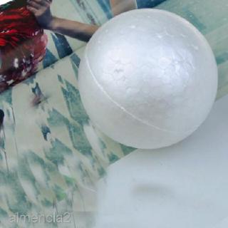 [ALMENCLA2] 10x Round Blank Polystyrene Foam Ball Modelling Sphere Styrofoam Craft