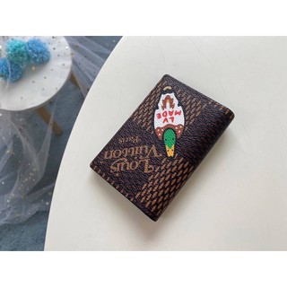 กระเป๋าสตางค์ หลุย Multiple pocket wallet Size 11 cm งานออริ ถ่ายสดจากสินค้าจริง100% ไซด์ : 11cm x 8cm x 1cm