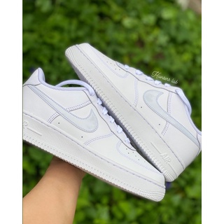 พร้อมส่ง airforce 1 gs white &amp; navy