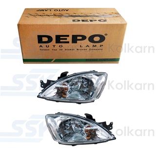 DEPO ไฟหน้า CEDIA ปี 04 ซ้าย/ขวา ไม่มีหลอด ( 214-1172L )/( 214-1172R )