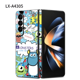 32-[สติกเกอร์น่ารัก ปรับแต่งได้] สติกเกอร์ฟิล์มป้องกันรอย สําหรับ Samsung Galaxy Z Fold 4 Fold 3 Fold 2 Fold 1