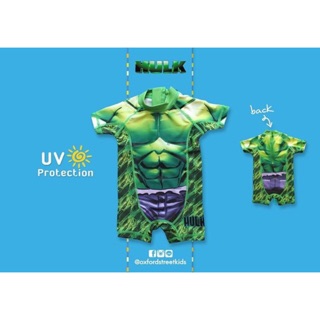 ✅ [3-6M] Next Hulk Swimsuit UV Protection ชุดว่ายน้ำ ฮัลค์ ป้องกันแสงแดด