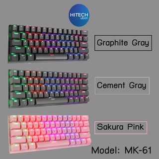 Tsunami Outemu MK-61 61 Key 60% Professional Mechanical Gaming Keyboard คีย์บอร์ดเกมมิ่ง