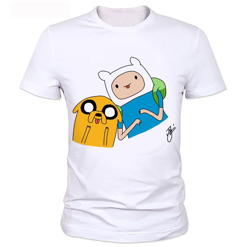 เสื้อยืดลายกราฟฟิก Adventure Time Jake DogS-5XL