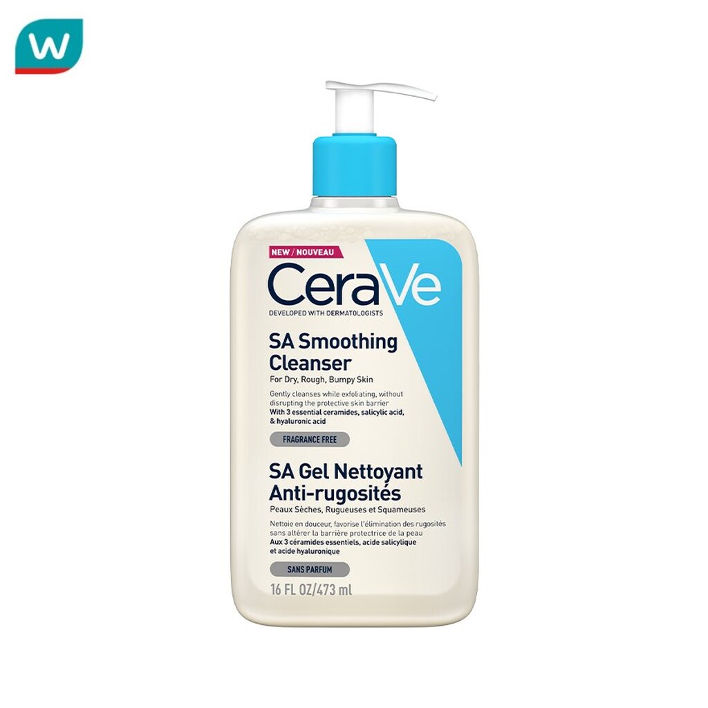 Cerave โฟมล้างหน้า CeraVe เซราวี เอสเอ สมูทติ้ง คลีนเซอร์ 473 มล ...