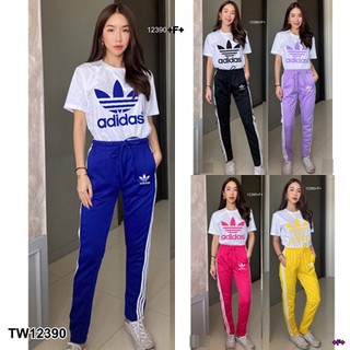 PP 12390 Set 2 ชิ้น เสื้อยืด คอกลม + กางเกงวอร์ม