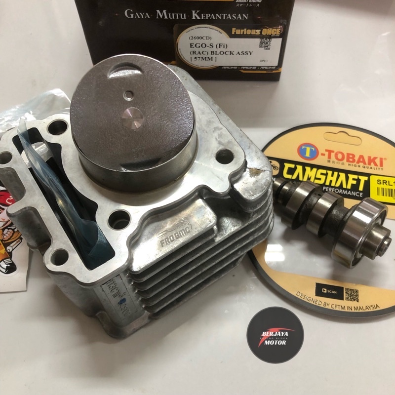 Block Racing Egos fi 57mm + cam Racing combo set