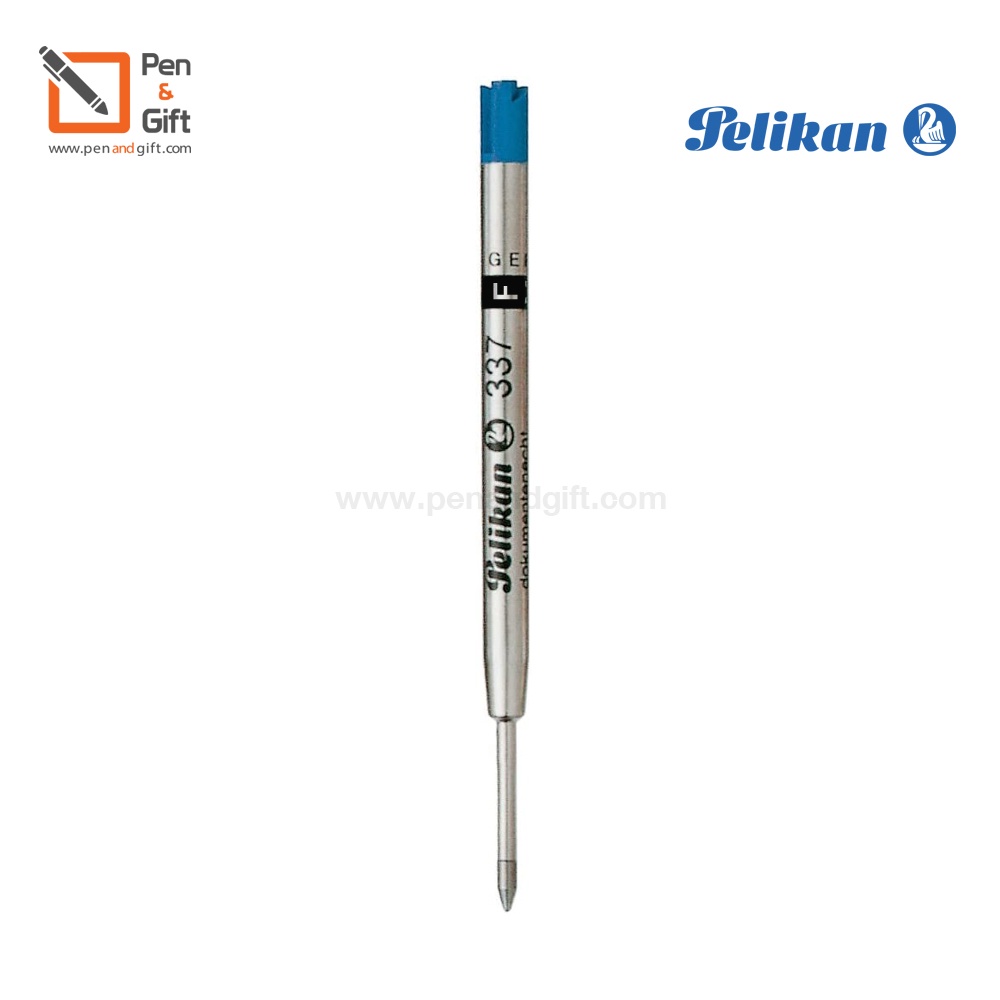 1 Pc. Pelikan 337 M Giant Ballpoint Pen Refill Blue หัว M,F for Standard Ballpoint Pen - ไส้ปากกาลูกลื่น[Penandgift]