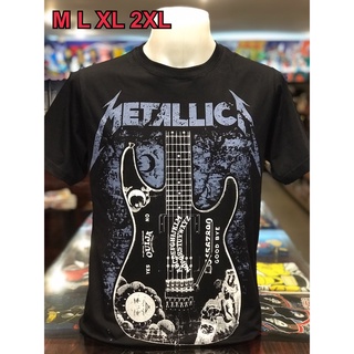 เสื้อวง Metallica แขนสั้น ผ้าคอตตอน100 %