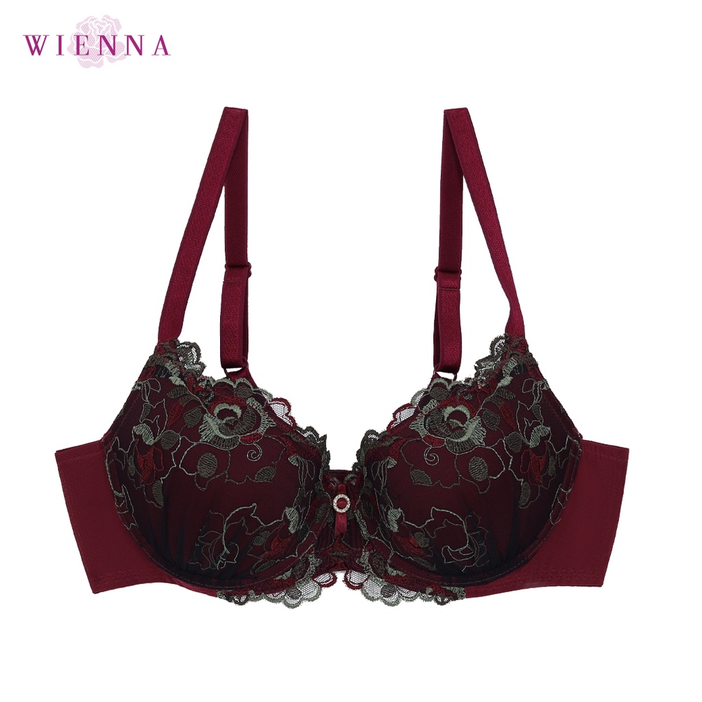 WIENNA เสื้อชั้นใน Collection 5 Years  Yonger DB22415  สีน้ำเงิน สีแดง Rose Lily