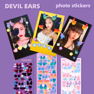 😈 สติ๊กเกอร์ตกแต่ง DIY ลาย Devil Ears 😈 น่ารักมากๆ ❤️