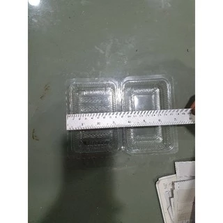 กล่องพลาสติกใส (เบอร์ HTP-103)ใส่เบกอรี่ ใส่ขนมต่างต่าง แพคละ100ใบ
