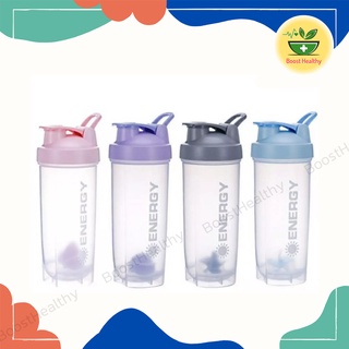 แก้วเชคโปรตีนดีม่อน แก้วชงเวย์โปรตีน Shaker ขนาด 500 ml. ขนาดพกพา มีหูหิ้วพกพาสะดวก (คละสี)