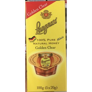 แลงนีสน้ำผึ้งโกลเด้นเคลียร100กรัม Langnese GoldenClear Honey 100g