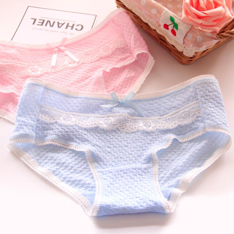 กางเกงชั้นในสตรีผ้าฝ้ายระบายอากาศได้นุ่มสบาย Lucky .Undies