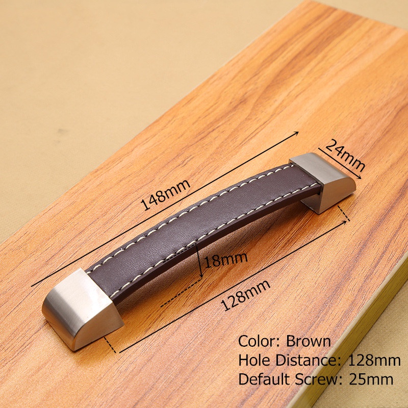 ที่จับดึงเฟอร์นิเจอร์ ตู้ ลิ้นชัก และเฟอร์นิเจอร์ แบบหนัง คุณภาพสูง สไตล์โมเดิร์น - รูปที่ 3
