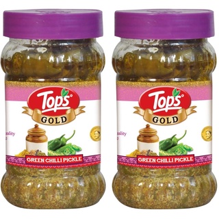 Tops Gold GreenChilli Pickle 375gm