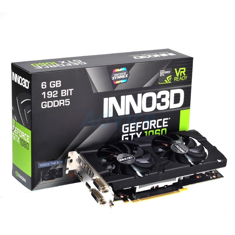 NVIDIA GeForce® GTX 1060 INNO3D Twin X2 6GB GDDR5