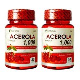 Nature Acerola 1000 Vitamin USA สารสกัดจากอะเซโรล่าเชอร์รี่( 30
เม็ด/2 กระปุก )