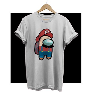 เสื้อยืดผ้าฝ้าย เสื้อยืด! เสื้อยืด ลาย Among US MARIO 1 - CLIANTHA06