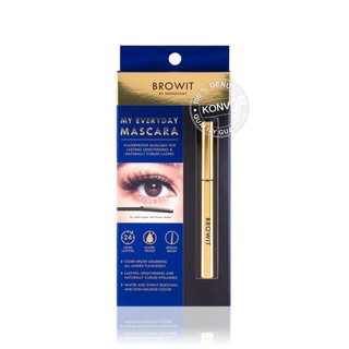 Browit by Nongchat My Everyday Mascara 5.5 g มาสคาร่าน้องฉัตร บราวอิท มายเอเวอรี่เดย์มาสคาร่า เอนด์เลสไนท์ 4090