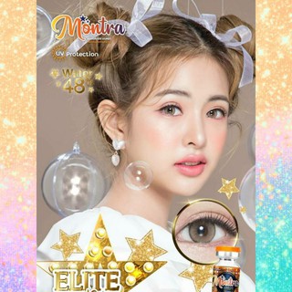 ⚡Montralens⚡Mini Elite Brown💥มนตราเลนส์💥คอนแทคเลนส์mini💥คอนแทคเลนส์สายตา💥คอนแทคเลนส์กรองแสง💥แถมฟรีตลับทุกคู่
