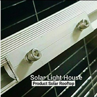 ข้อต่อรางโซล่าเซลล์ Aluminum Solar Rail Splice อุปกรณ์ติดตั้ง Solar Cell