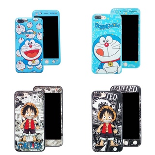 เคสโทรศํพท์ เคส+ฟิล์มกระจกลายการ์ตูนลายเดี่ยวกันกับเคส(สิ้นค้าพร้อมส่ง)ของรุ่นOPPO Reno6 5G A54 4G-A94 4G-A15-A15S-A16-A