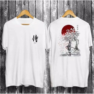 เสื้อยืดผ้าฝ้ายพิมพ์ลายขายดี ใหม่ เสื้อยืด พิมพ์ลายการ์ตูนญี่ปุ่น bushido SAMURAI Full Catton