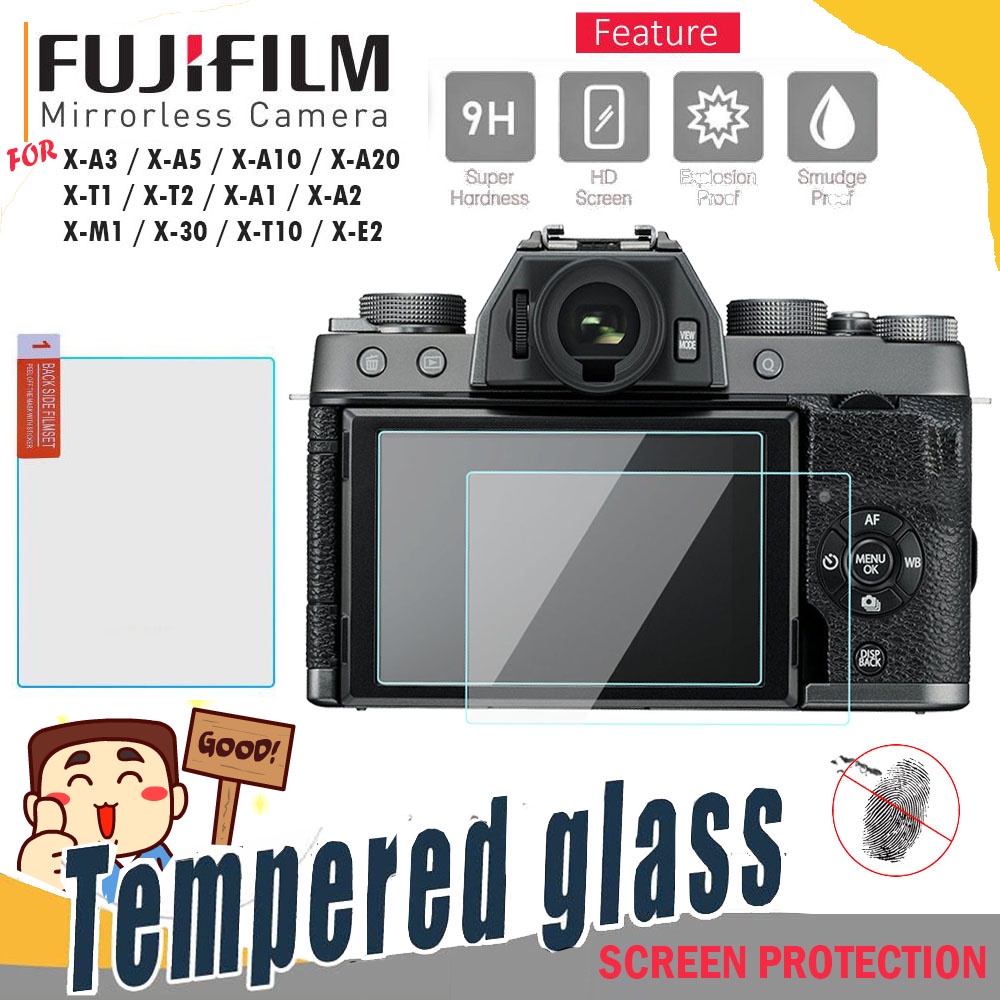 TEMPER FUJIFILM X-A1 X-A2 X-A3 X-A5 X-A10 X-T1 X-T2 X-T10 X-T20 X-T30 X-E2 X-M1 X2 X-M3 กล้องป้องกัน