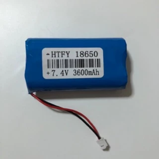 ถ่านชาร์จ18650 / 7.4v 3600mahมีวงจรป้องกันการชาร์จ(2พิน/3พินเลือกได้)