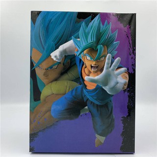 โมเดล Dragon Ball พรีเมี่ยม Dragon Ball Super Theatrical Edition Gojita Super Blue Saiyan Flying Fist PVC Figure Box