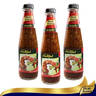 เพียวฟู้ดส์ น้ําจิ้มซีฟู้ด  สูตรเผ็ด ขนาด 330 กรัม Pure Foods Spicy Seafood Dipping Sauce