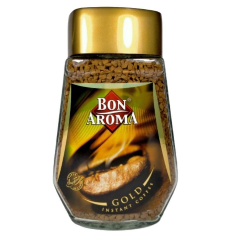 บอนอโรมาโกลด์ กาแฟสำเร็จรูปฟรีซดราย 100 กรัม Bon Aroma Gold Instant Coffee Freeze Dried