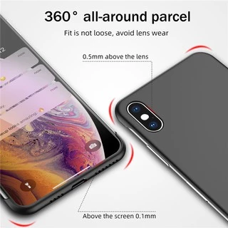 ไร้ขอบเคสโทรศัพท์แบบบางสําหรับiPhone 16 Pro Max XR X XS Max 13 11 Pro 7 8 Plus 12 Pro Max 14 13 Pro Max 14 15 Plus 15 Pro Max 14 15 16 Plus