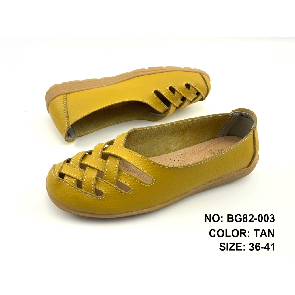 CSB รองเท้าหนังวัว BG82-003 รองเท้าแฟชั่นคัดชู ใส่ทำงาน พร้อมส่ง ราคา ถูกที่สุด ดีลบีเคเค แกลเลอรีภาพที่ 2